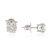 Image 2 : 14KT White Gold 1.98 ctw Diamond Stud Earrings