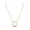 Image 1 : 18KT Yellow Gold 1.35 ctw Diamond Pendant With Chain