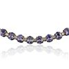 Image 2 : 14KT Yellow Gold 38.71 ctw Tanzanite and Diamond Necklace