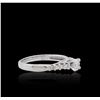 Image 2 : 14KT White Gold 0.55 ctw Diamond Ring