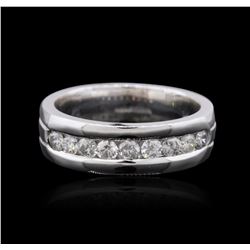 14KT White Gold 0.89 ctw Diamond Ring