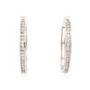 Image 1 : 14KT White Gold 0.94 ctw Diamond Earrings