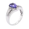 Image 3 : 14KT White Gold 1.88 ctw Tanzanite and Diamond Ring