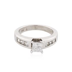 14KT White Gold 1.36 ctw Diamond Ring