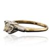 Image 2 : Platinum 0.44 ctw Diamond Solitaire Ring