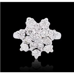 14KT White Gold 1.14 ctw Diamond Ring
