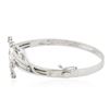 Image 2 : 14KT White Gold 1.12 ctw Diamond Bangle Bracelet