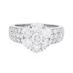 14KT White Gold 2.55 ctw Diamond Ring