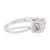 Image 2 : 18KT White Gold 1.56 ctw Diamond Ring