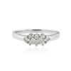 Image 1 : 14KT White Gold 0.30 ctw Diamond Ring