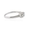 Image 2 : 14KT White Gold 0.30 ctw Diamond Ring