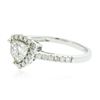 Image 2 : 14KT White Gold 0.88 ctw Diamond Ring