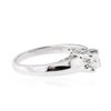 Image 2 : 14KT White Gold 0.47 ctw Diamond Ring