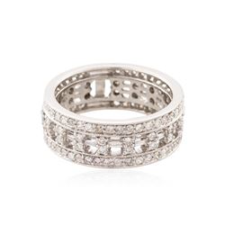 14KT White Gold 0.87 ctw Diamond Ring