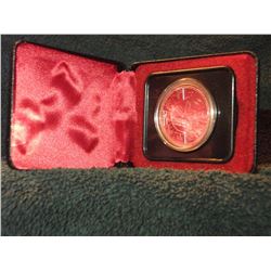 1978 CANADIAN CASED OLYMPIC GAMES SILVER DOLLAR