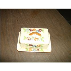 FLORAL BUTTER DISH