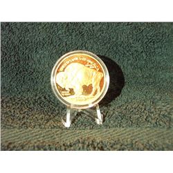 2010 GOLD PLATED USA BUFFALO COIN