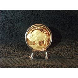2011 GOLD PLATED USA BUFFALO COIN