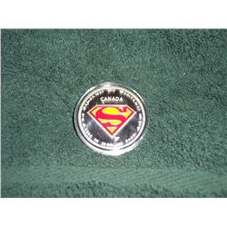 SILVER PLATED SUPERMAN COIN (L835-15)