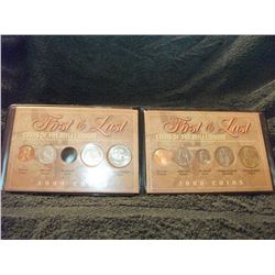USA 2000 - 1999 FIRST AND LAST COINS OF THE MILLENNIUM (MISSING 1999 ROSEVELT DIME)