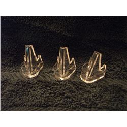 LOT OF THREE COIN DISPLAY EASELS (L835-24)