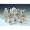 Image 1 : A New Hall part tea service pattern N. 171, comprising a teapot and cover of commode shape, a mil...