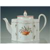 Image 2 : A New Hall part tea service pattern N. 171, comprising a teapot and cover of commode shape, a mil...