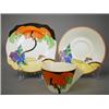 Image 1 : A Clarice Cliff 'Woodland' pattern trio, printed and impressed marks to the underside (very fine...