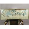 Image 1 : A Japanese woodblock map depicting Mount Fuji and its environs, 34 x 97cm Est. 60/100...