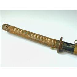 A Japanese Katana with military mounts Est. 120/160...