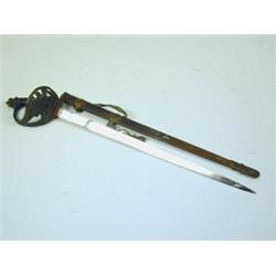 An early 20th century letter opener in the form of a sword, 29.5cm Est. 60/90...