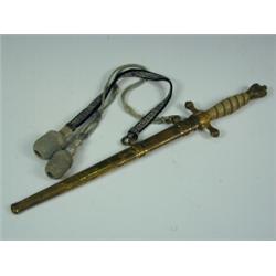 A German World War II Kriegs Marine Officers dagger by W.K.C. Est. 180/220...