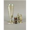 Image 1 : A 19th century tortoiseshell Etui, together with a pair of pepperettes, Birmingham 1924, and a Fr...