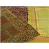 Image 1 : Three rugs; a Bokhara and Persian design rug with a central radiating medallion; and a green grou...