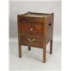 Image 1 : A Chippendale period mahogany night commode, the base converted into a drawer, 51cm wide Est. 450...
