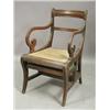 Image 1 : A Regency mahogany metamorphic library chair, in the style of Morgan and Sanders with a barback s...