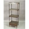 Image 1 : A 19th century rosewood whatnot with four shelves and a base drawer on barley twist supports, 52c...