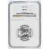 Image 1 : 1960 WASHINGTON QUARTER, NGC MS-66 SUPERB!