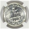 Image 3 : 1960 WASHINGTON QUARTER, NGC MS-66 SUPERB!