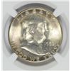 Image 2 : 1952-S FRANKLIN HALF DOLLAR, NGC MS-64  KEY DATE!