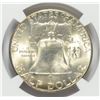 Image 3 : 1952-S FRANKLIN HALF DOLLAR, NGC MS-64  KEY DATE!