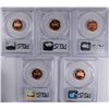 Image 2 : (5) 1990-S PROOF LINCOLN CENTS PCGS PR-69 DCAM