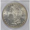 Image 2 : 1887 MORGAN SILVER DOLLAR, PCGS MS-64 "OLD RATTLER HOLDER"
