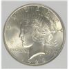 Image 2 : 1923 PEACE SILVER DOLLAR, NGC MS-66  TOUGH!