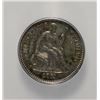 Image 2 : 1861 SEATED LIBERTY HALF DIME ICG MS-60