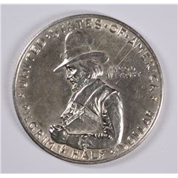 1920 PILGRIM COMMEN HALF DOLLAR XF/AU