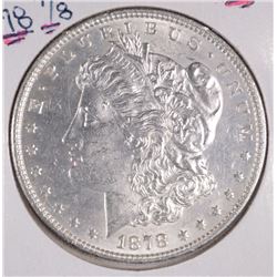 1878 7/8TF MORGAN DOLLAR AU