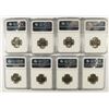 Image 2 : LOT OF ( 8 ) 1965 SMS JEFFERSON NICKELS, NGC MS-66
