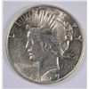 1927-D PEACE DOLLAR AU-58 CLEANED