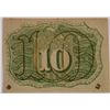 Image 2 : 1863 TEN CENT US FRACTIONAL NOTE CH AU
